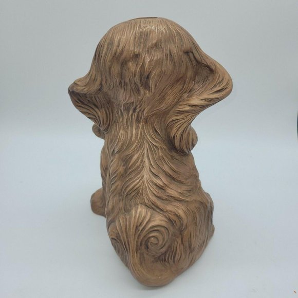 Vintage Cocker Spaniel? Ceramic Piggy Coin Bank - Picture 4 of 8